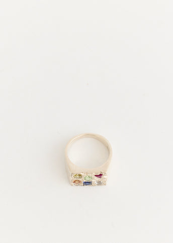 Cottage Rose Garden Signet Ring