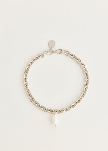 Pearl Pendant Chain Necklace