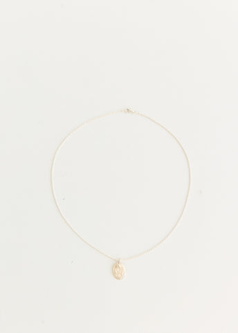 Antique Rose Pendant Necklace