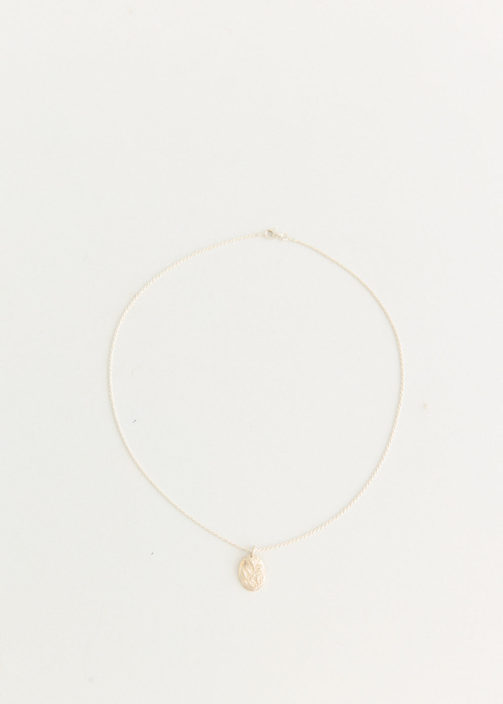 Antique Rose Pendant Necklace