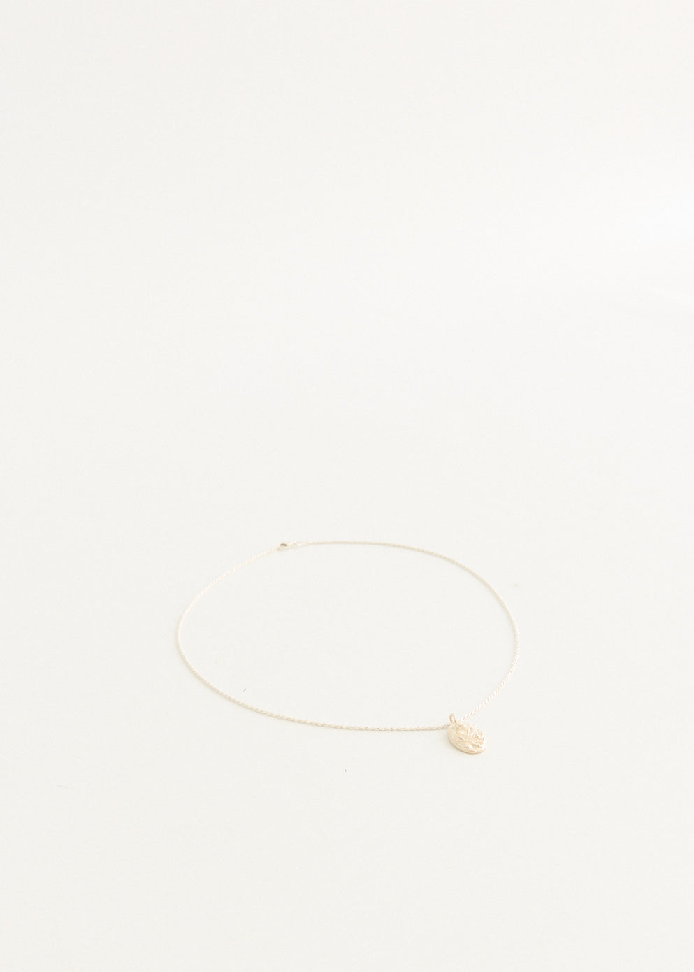 Antique Rose Pendant Necklace