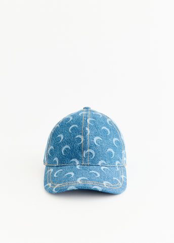 Moon Laser Denim Baseball Cap