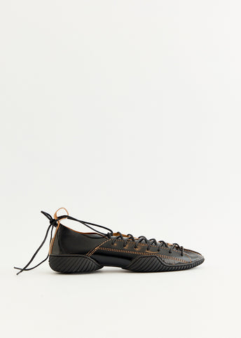 Prudence Black Lace Sneakers