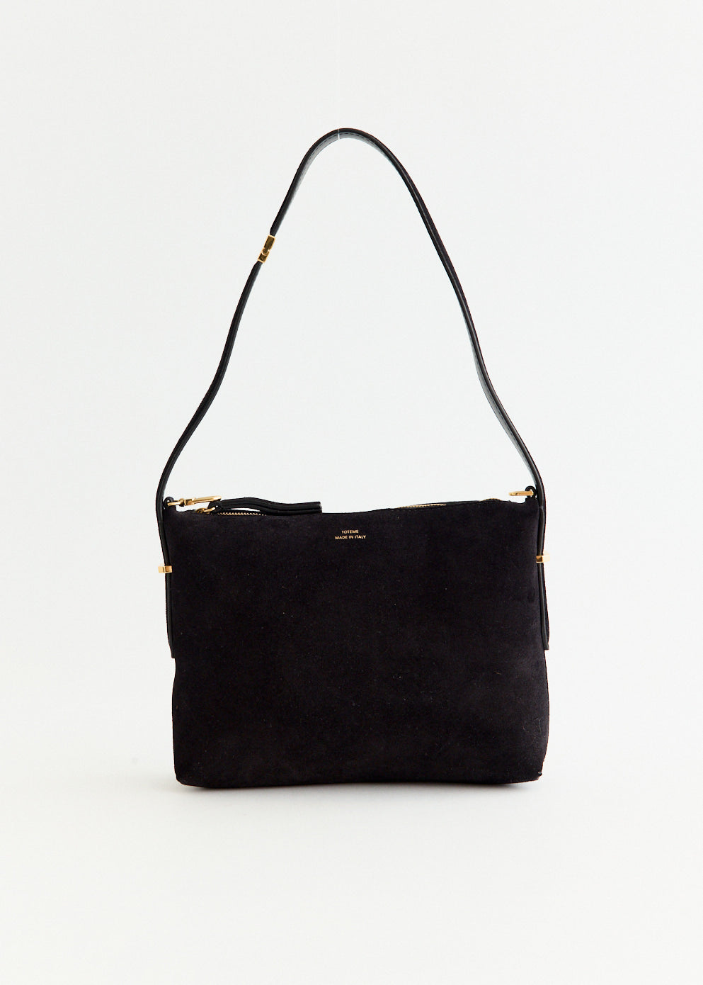 Suede Scoop Wristlet Bag