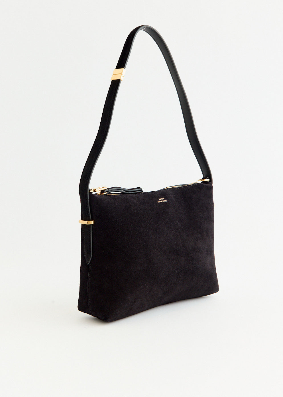 Suede Scoop Wristlet Bag
