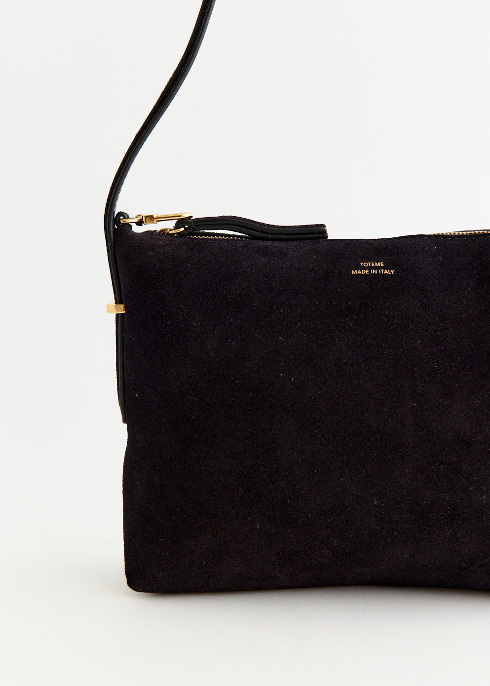 Suede Scoop Wristlet Bag