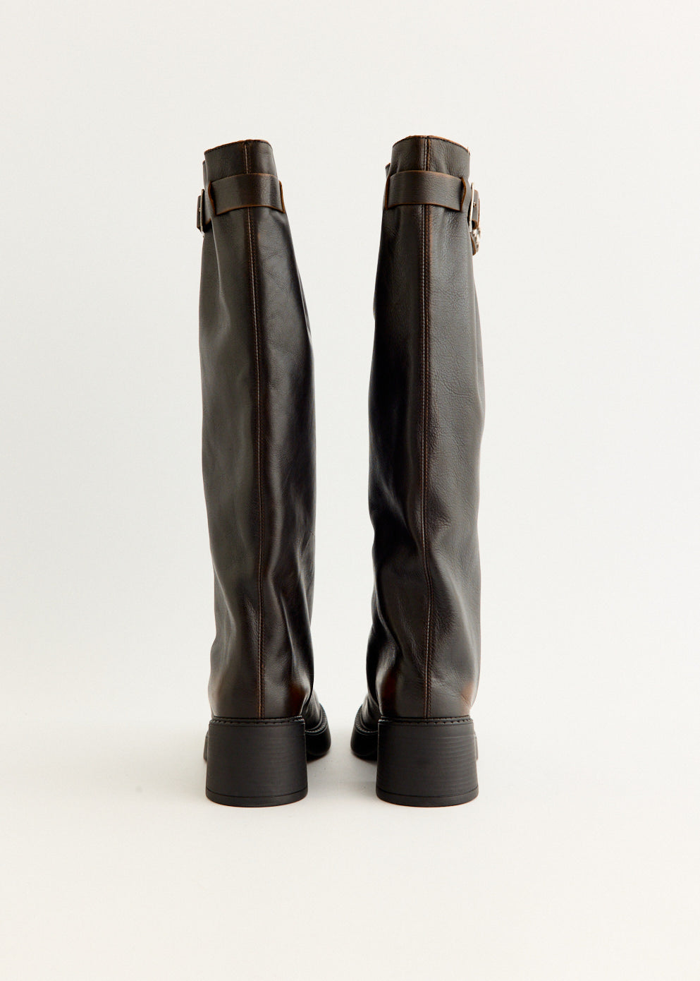 Kristal Brown Tall Boots