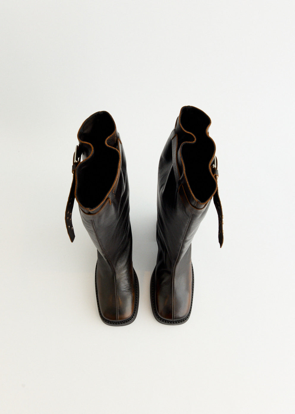 Kristal Brown Tall Boots