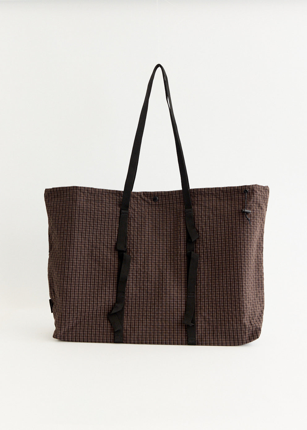Plaid Climbing Tote Bag