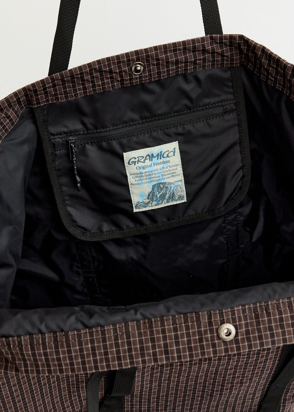 Plaid Climbing Tote Bag