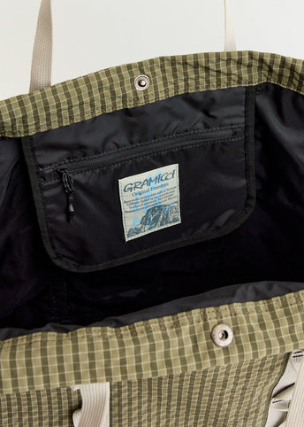 Plaid Climbing Tote Bag