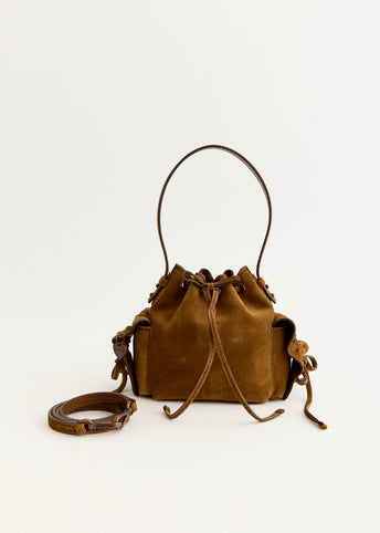Multipocket Mini Bucket Bag