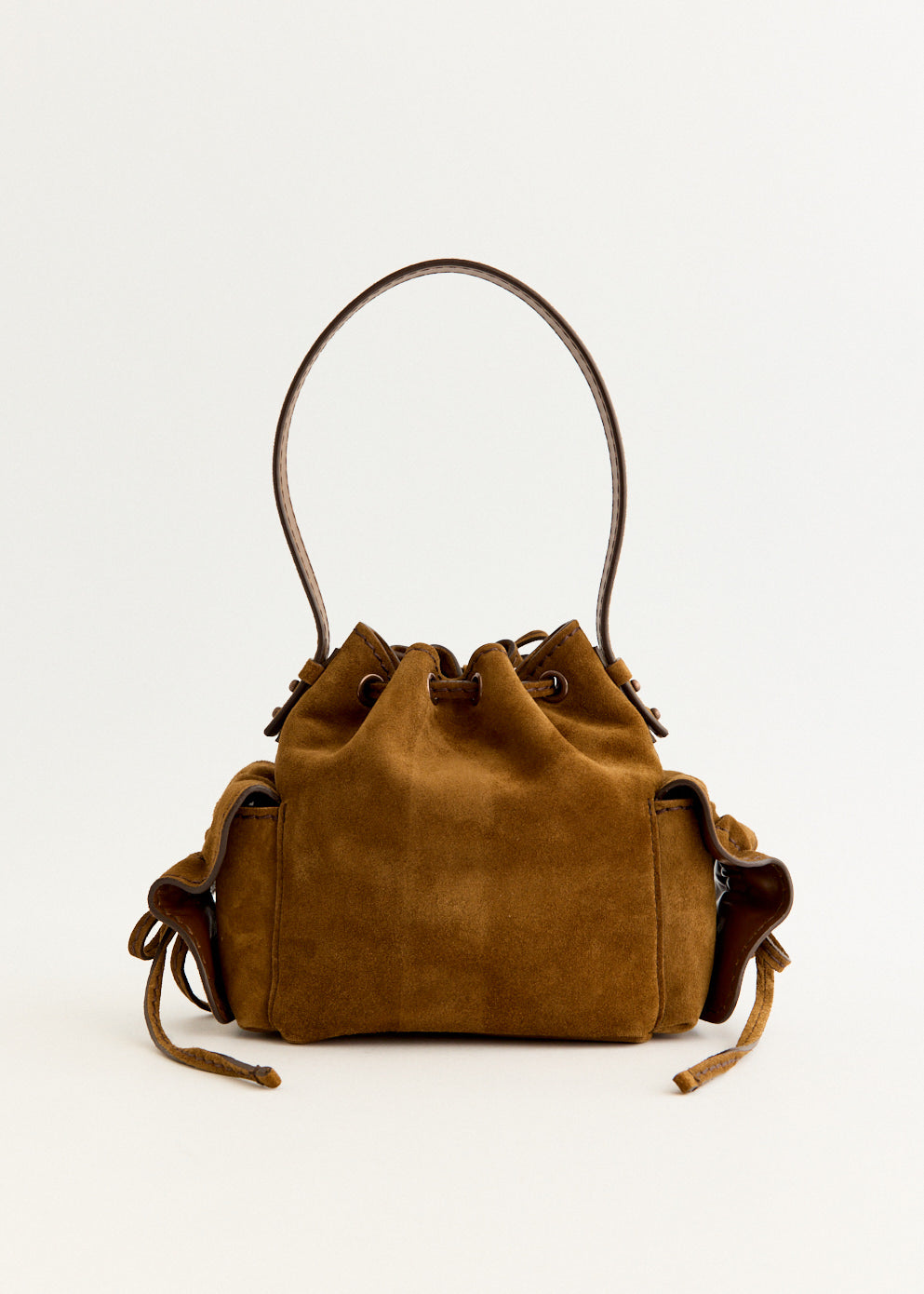 Multipocket Mini Bucket Bag