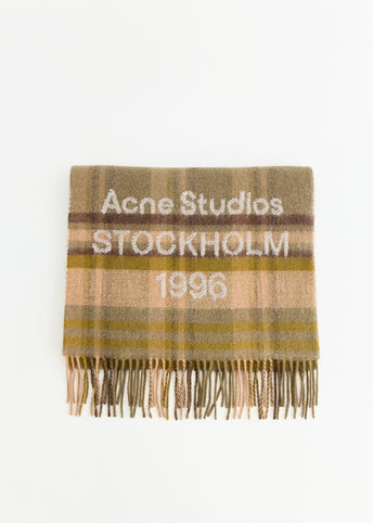 Check Logo Scarf