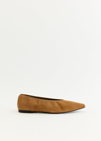Minimalist Suede Ballerinas