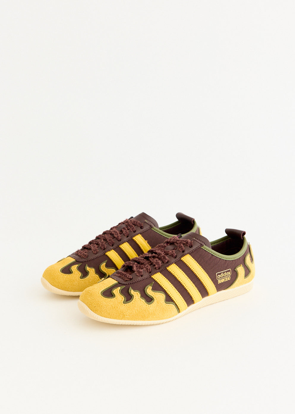x Brain Dead Japan Lo 'Brown Hazel Yellow' Sneakers