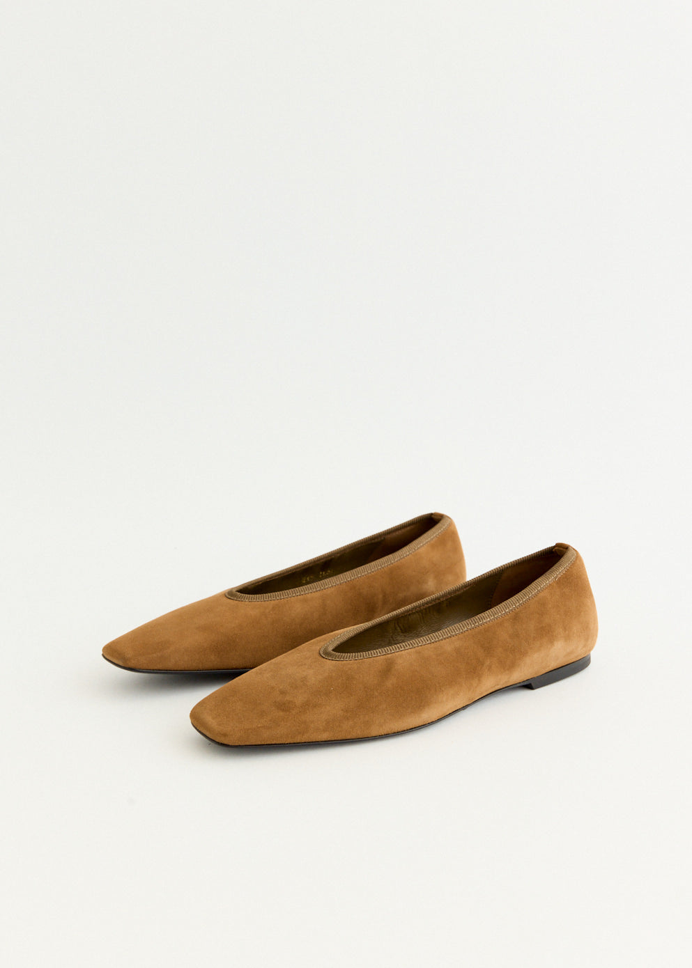 Minimalist Suede Ballerinas