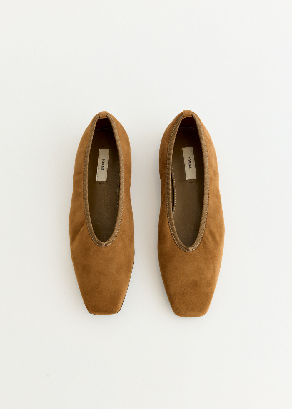 Minimalist Suede Ballerinas