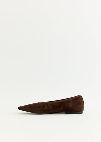 Minimalist Suede Ballerinas