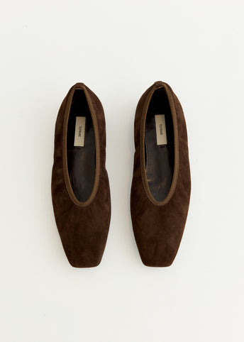 Minimalist Suede Ballerinas