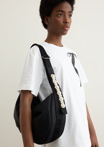 Sling Bow Bag With Embellishment