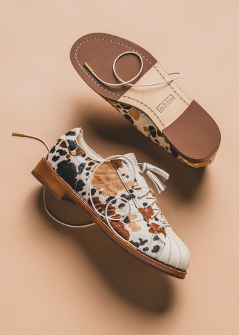 x CLOT by Edison Chen Superstar 'Cow Print' Dress Shoes