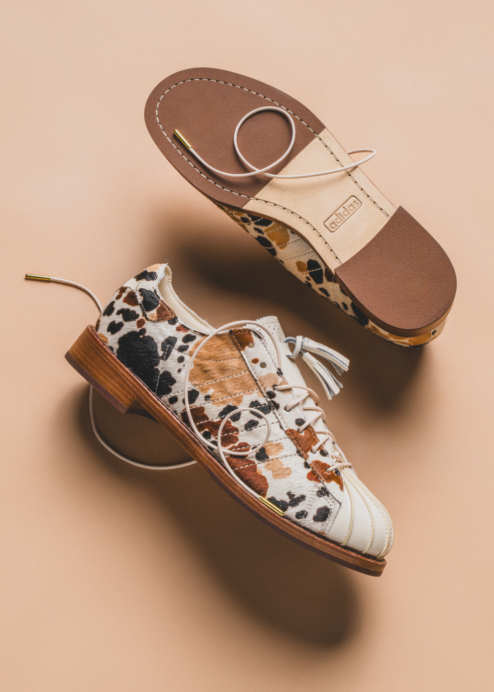 x CLOT by Edison Chen Superstar 'Cow Print' Dress Shoes