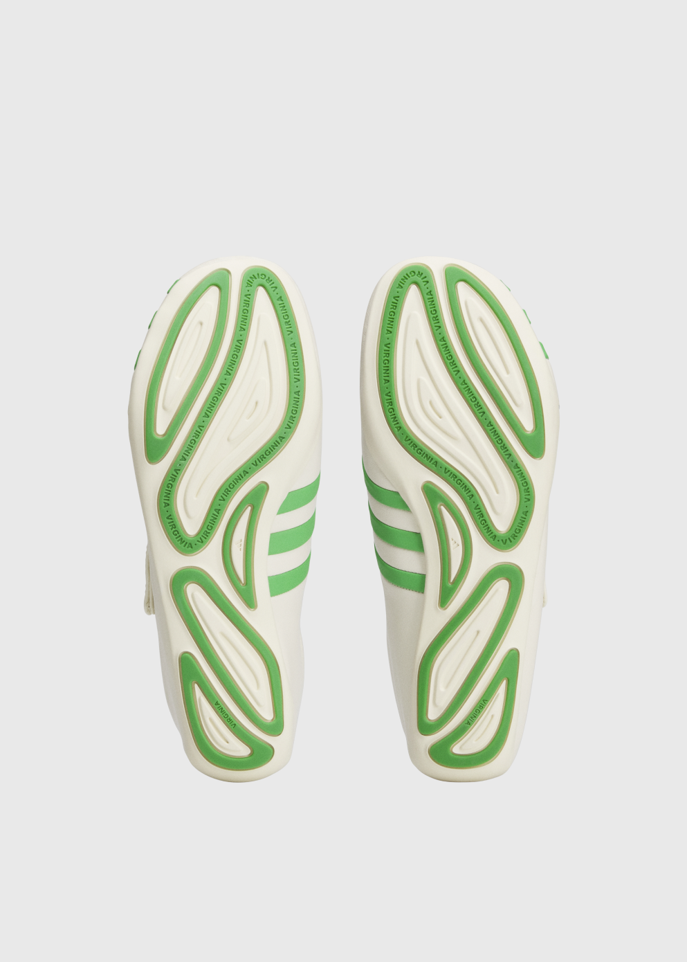 x Pharrell Virginia Vario Flat Earther 'Green' Sneakers