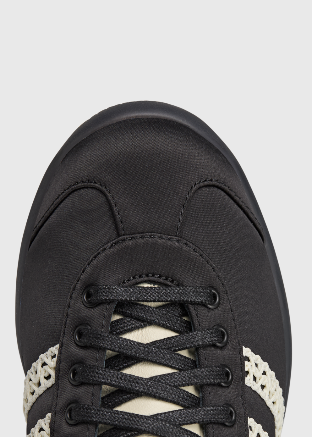 x Wales Bonner Karintha Lo Satin 'Core Black' Sneakers