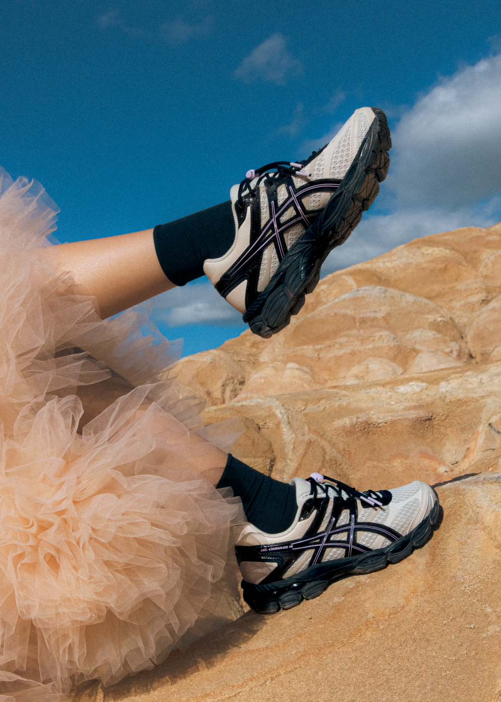 x Finesse Gel-Cumulus 16 'Desert Rose' Sneakers