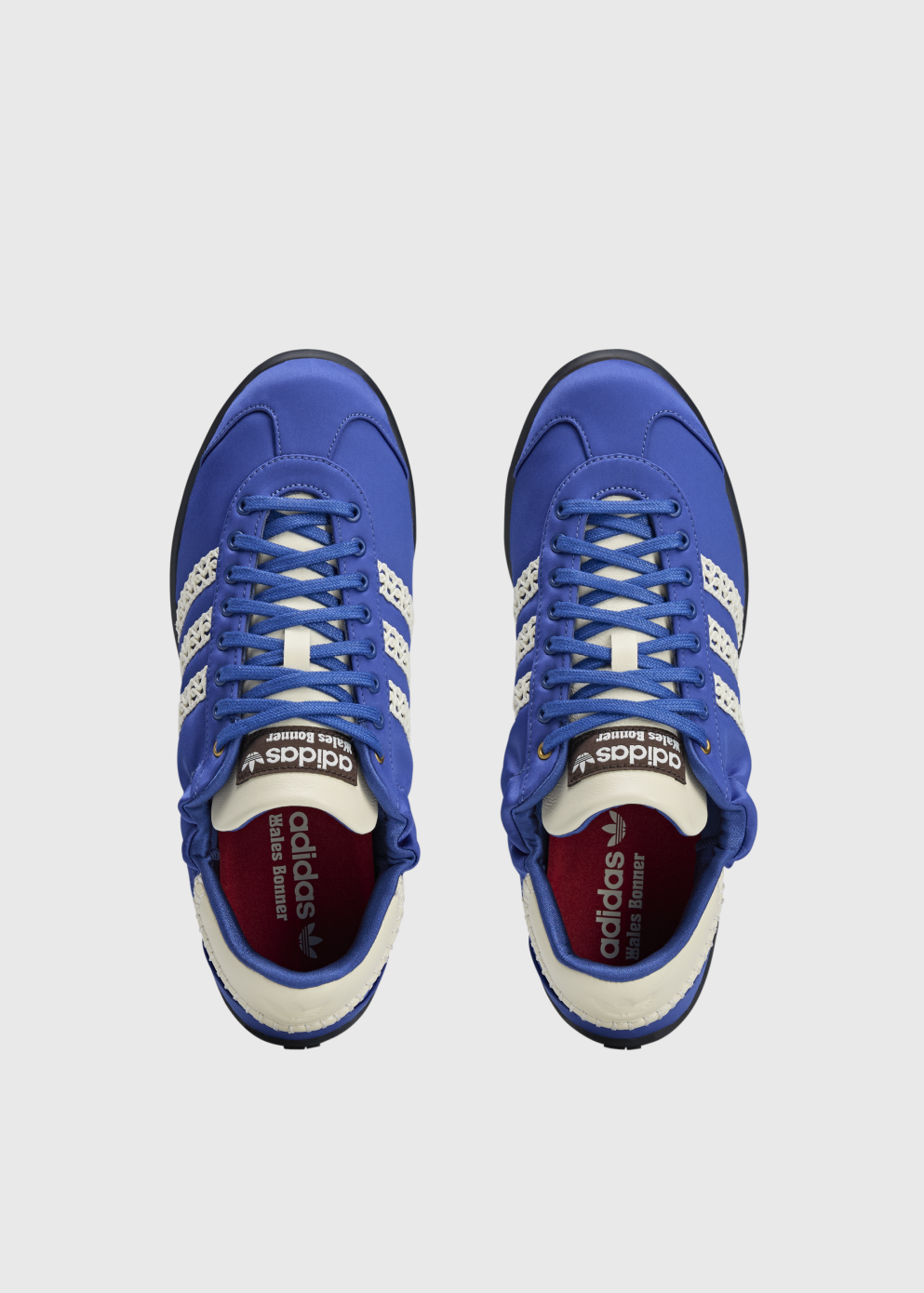 x Wales Bonner Karintha Lo Satin 'Blue' Sneakers