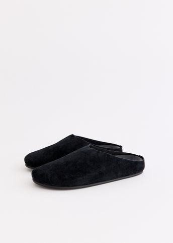 Suede Mules