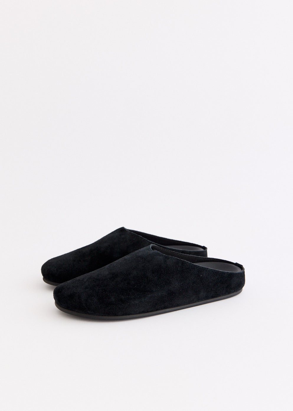 Suede Mules