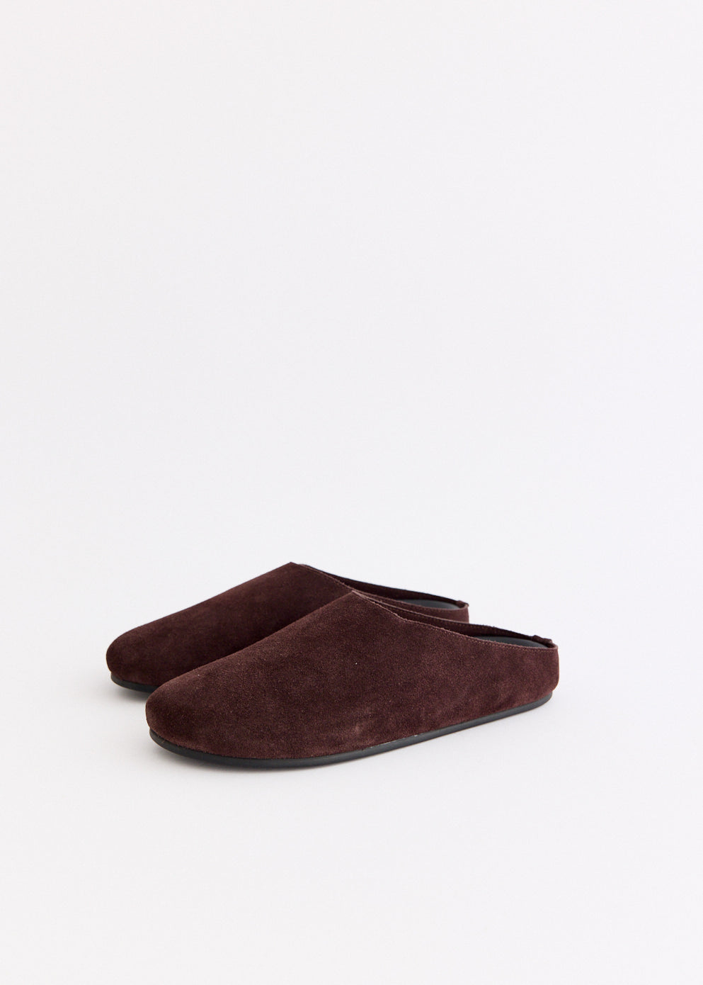 Suede Mules