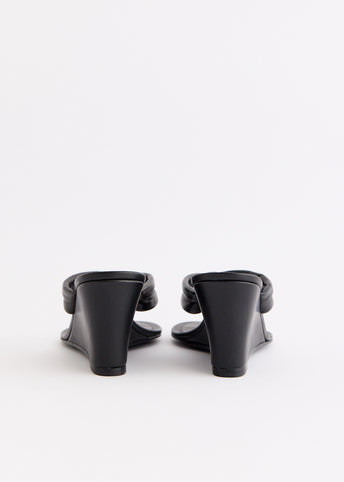 Stitch Detail Thong Wedge
