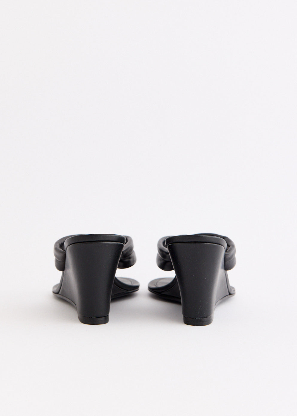 Stitch Detail Thong Wedge