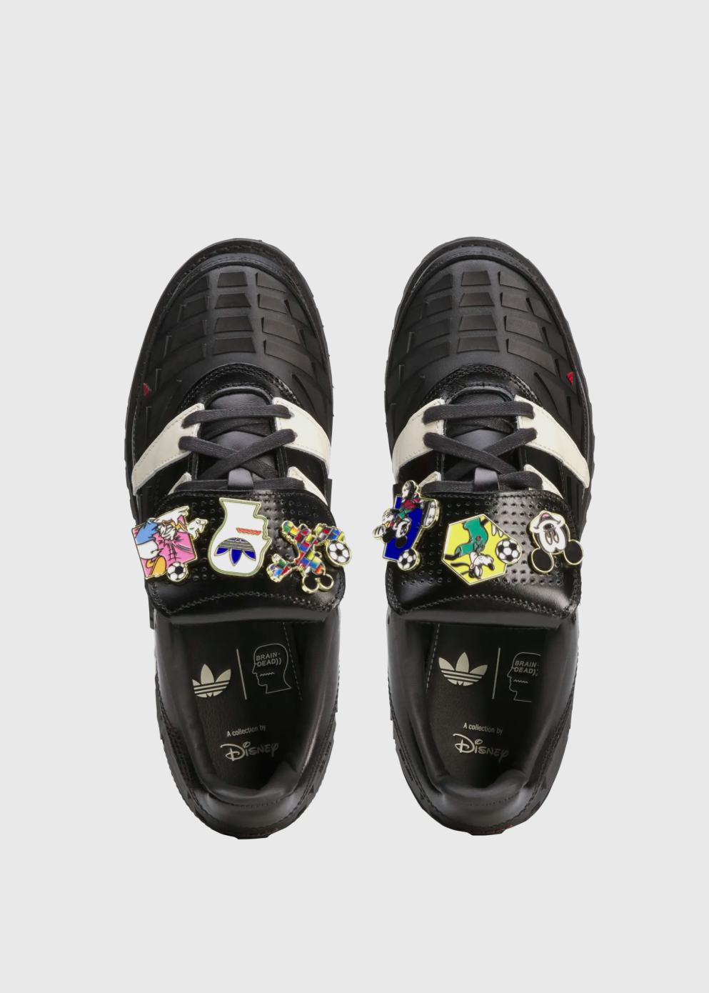 x Brain Dead Predator 'Black White' Sneakers