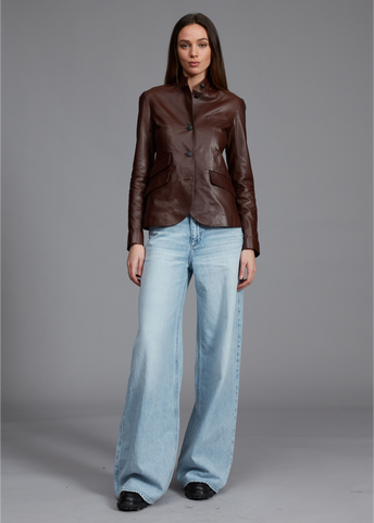 Slade Leather Blazer