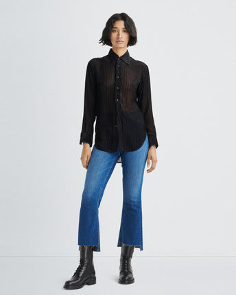 Casey High-Rise Ankle Flare Jeans
