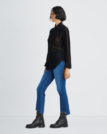 Casey High-Rise Ankle Flare Jeans