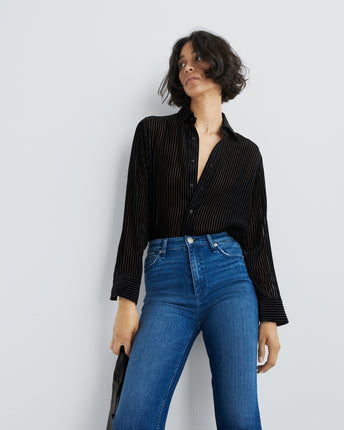 Casey High-Rise Ankle Flare Jeans