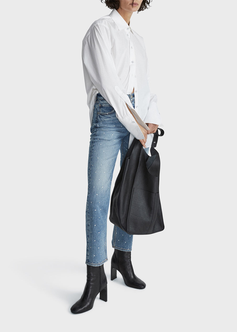 Harlow Mid-Rise Straight Jeans