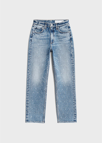 Harlow Mid-Rise Straight Jeans