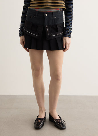 Inside Out Pleats Skirt