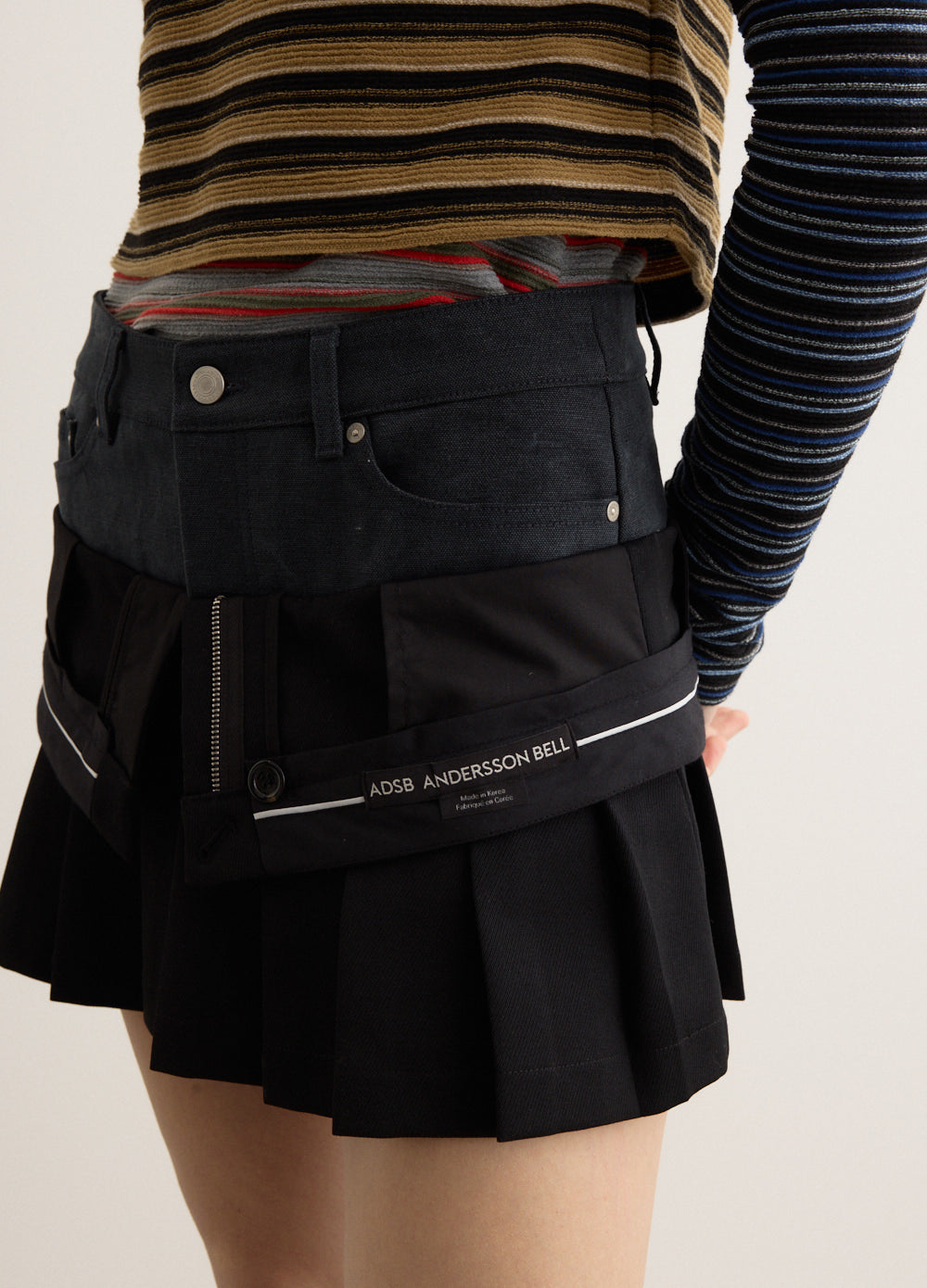 Inside Out Pleats Skirt