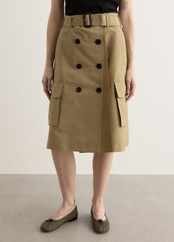 Trench Pleats Skirt