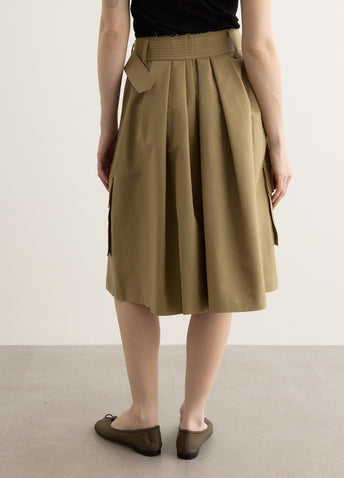 Trench Pleats Skirt