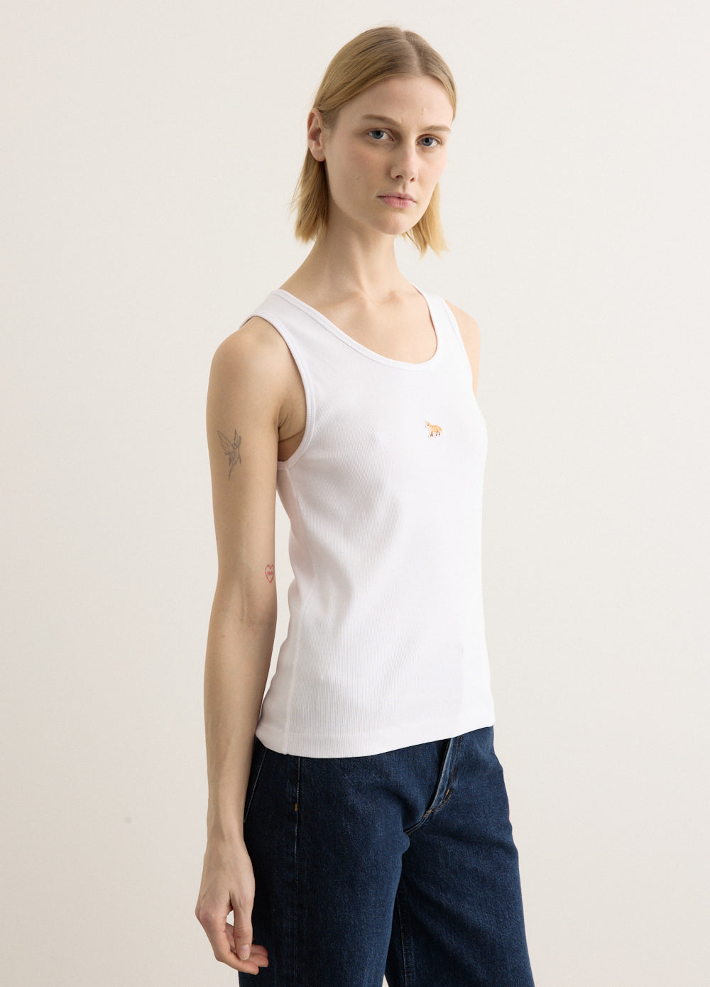 Baby Fox Ribbed Tank Top