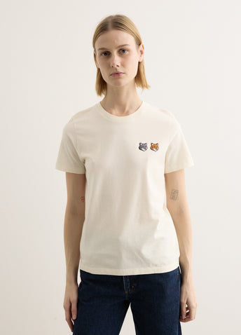 Double Bold Fox Head Comfort T-Shirt