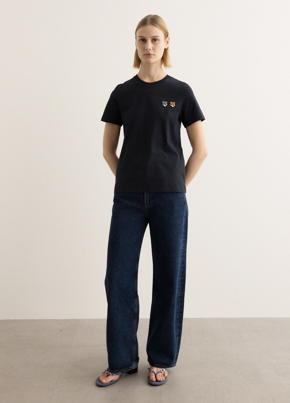 Double Bold Fox Head Comfort T-Shirt